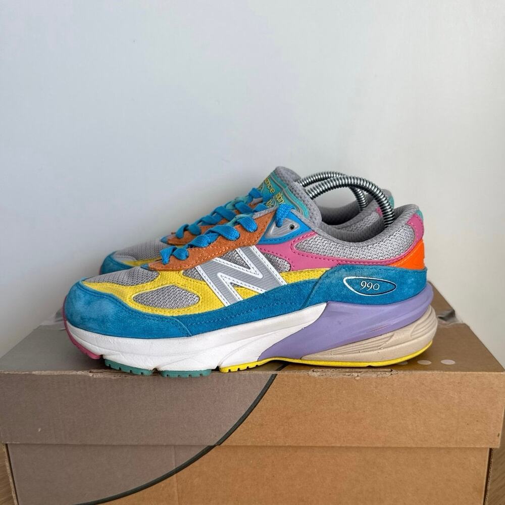 New Balance 990 V6 ‘Gelato’ Kids Sneakers- SZ 5 Y- 6.5 W - Picture 5 of 13